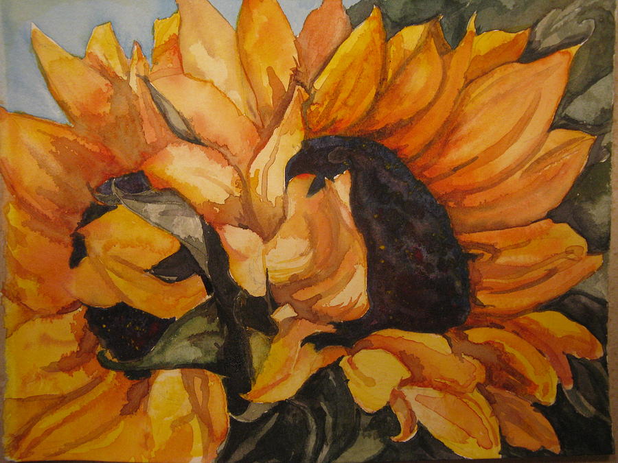 Sunflowers Painting by Jeannie Ammon - Fine Art America