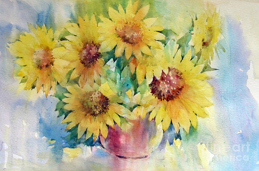 Sunflowers Painting by Natalia Eremeyeva Duarte