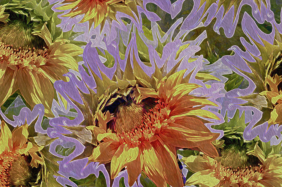 Sunflowers Rising 34 Photograph by Lynda Lehmann