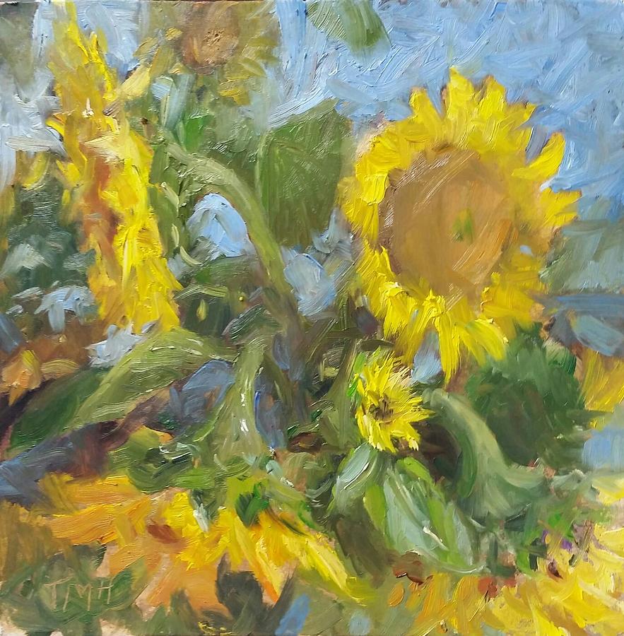 Sunflowers Painting by Tricia Hillenburg | Fine Art America