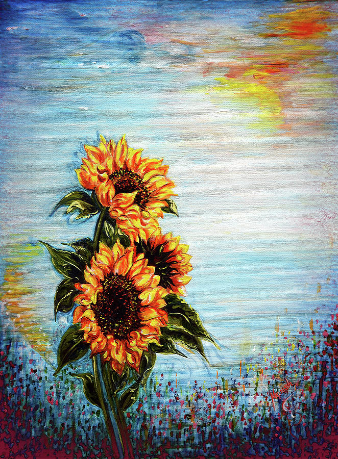 Кто нарисовал картину sunflowers