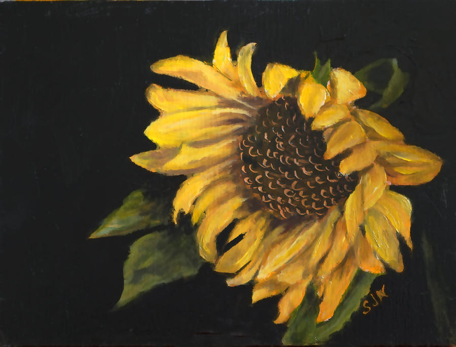 SunflowerVI Painting by Sandra Nardone