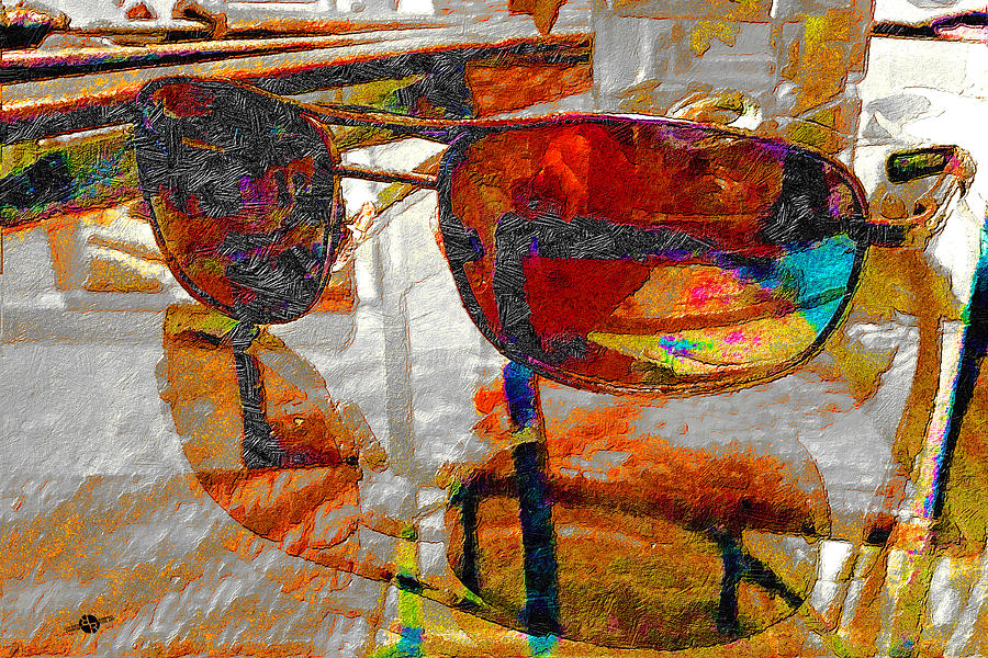 Sunglasses At Night Painting by Tony Rubino