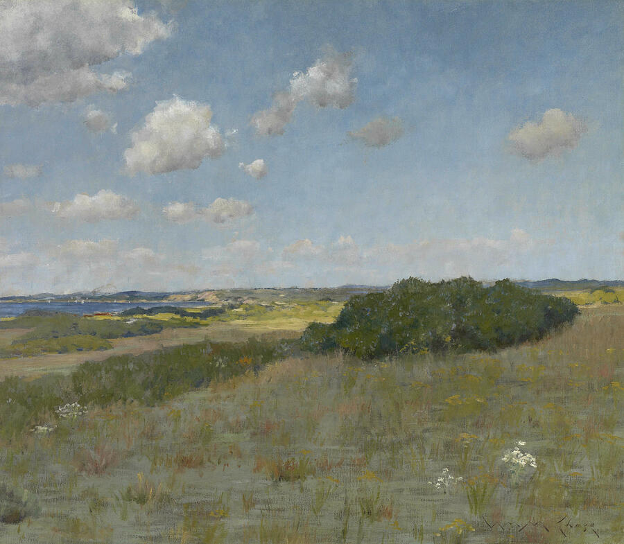 Sunlight and Shadow, Shinnecock Hills, by 1916 Painting by William Merritt Chase