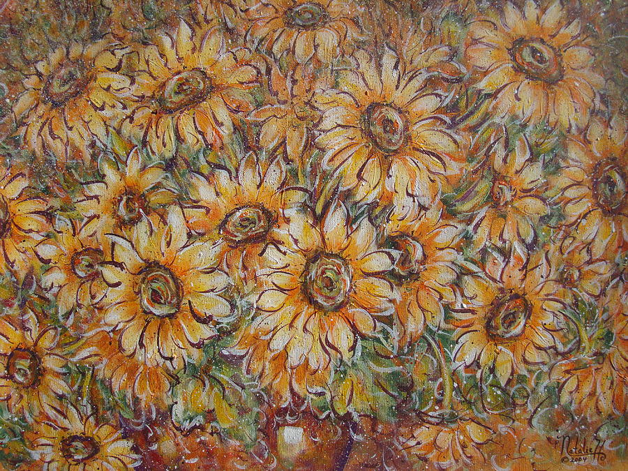 Sunlight Bouquet. Painting by Natalie Holland