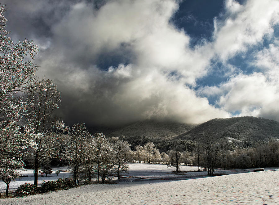 Sunlight Clouds And Snow Photograph by Greg and Chrystal Mimbs