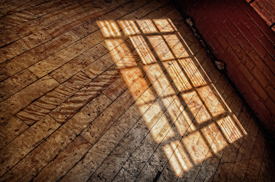 Sunlight Glow on Mill Floor Photograph by Phil Cardamone