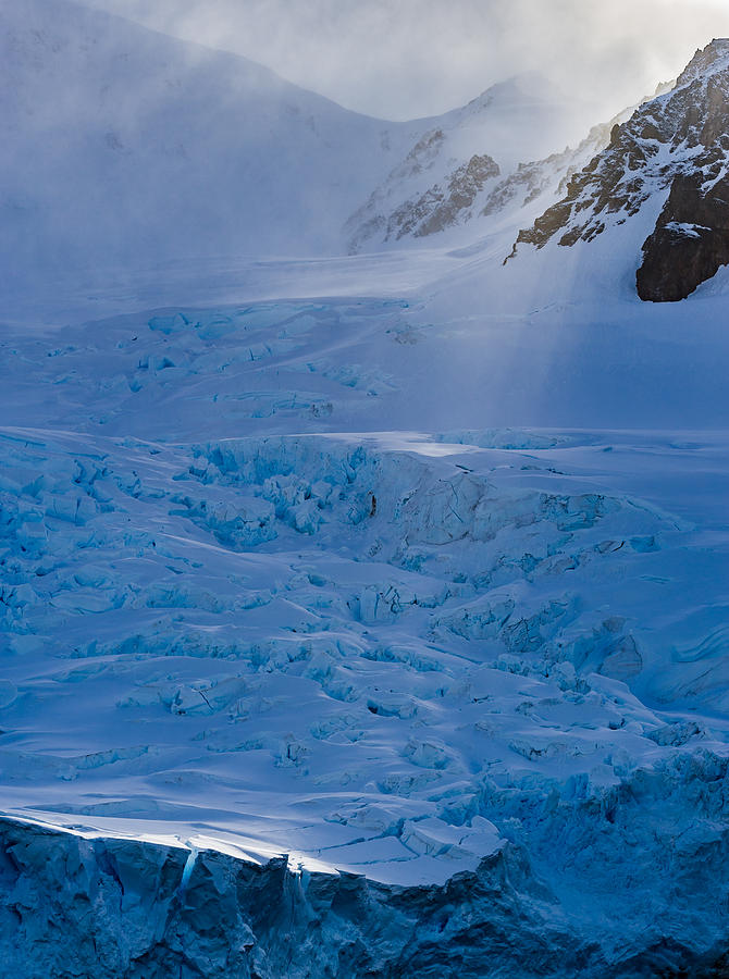Sunlight On Ice - Antarctica Photograph Photograph by Duane Miller