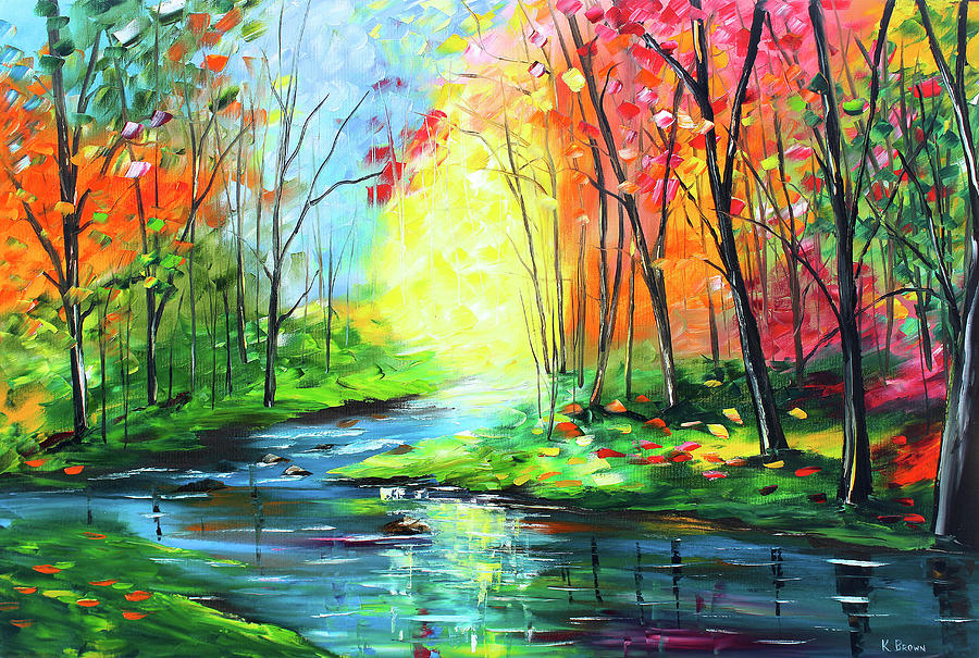 Sunlight Shining Painting by Kevin  Brown