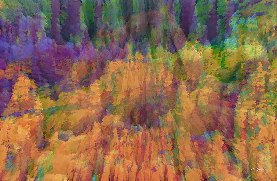 Sunlight Through the Trees Digital Art by Greg Reed Brown