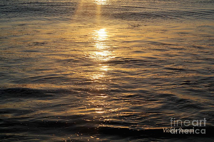 Sunset Photograph - Sunlight Trail  by Violeta Ianeva