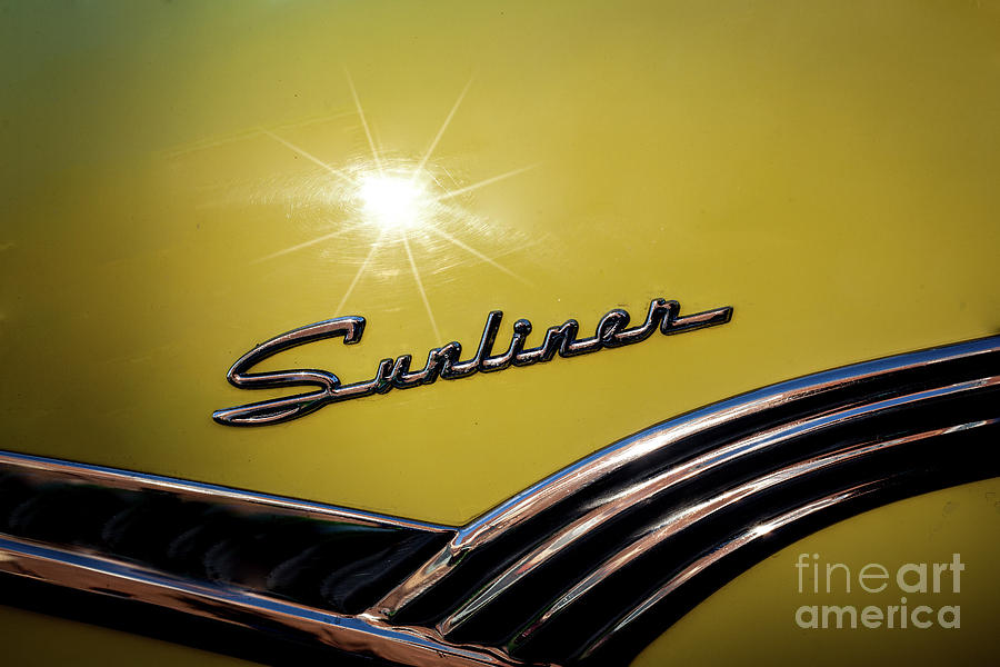 Sunliner Ford Yellow Photograph