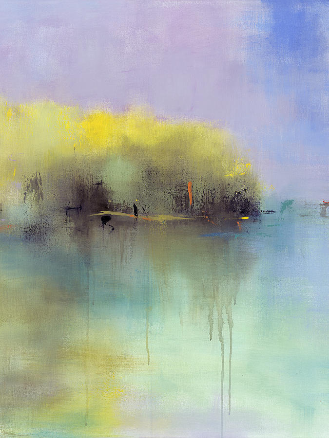 Sunlit Beginnings Cropped Painting by Jacquie Gouveia