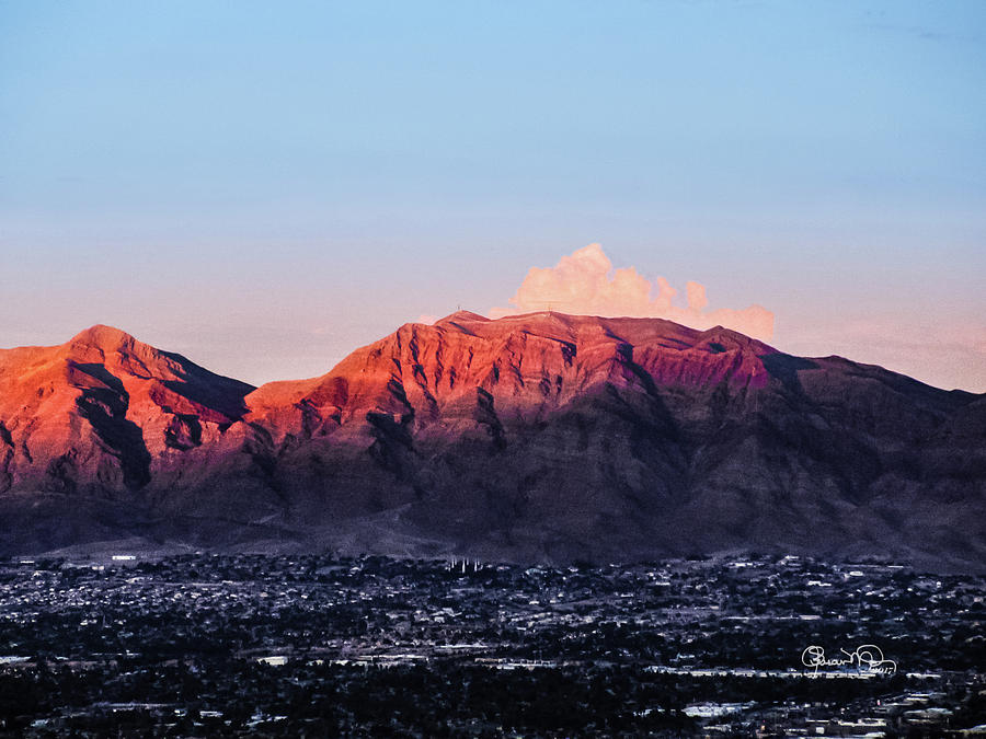Sunlit Peaks Photograph by Susan Molnar