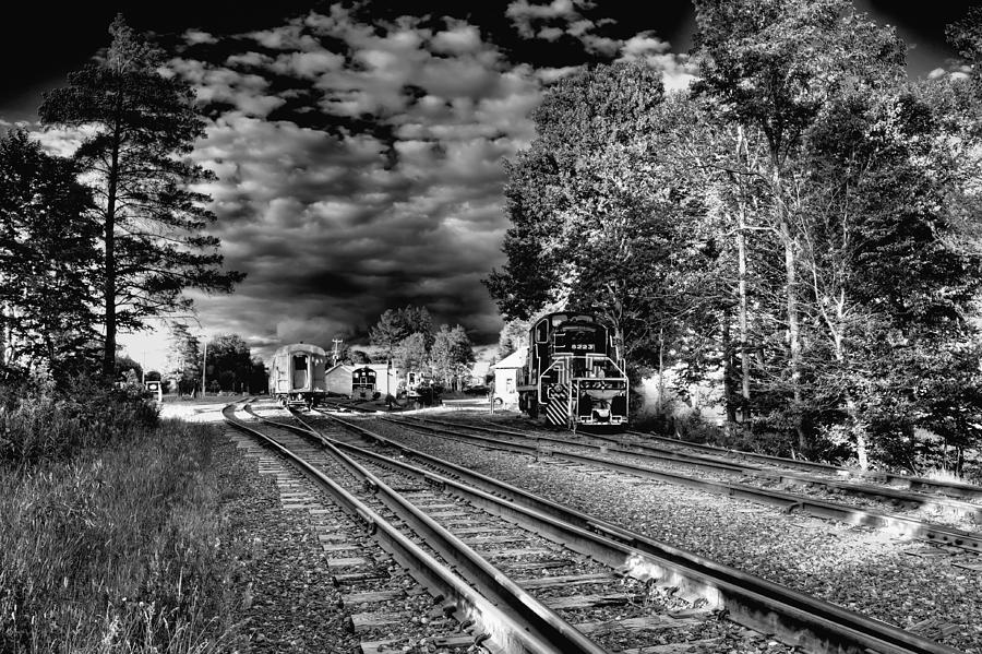 Sunlit Rails Photograph by David Patterson