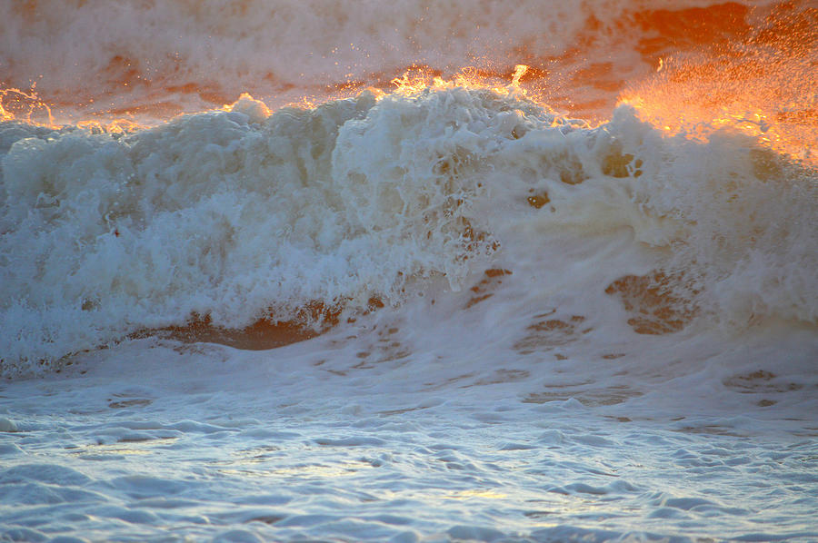 Sunlit Surf Photograph by Dianne Cowen Cape Cod Photography