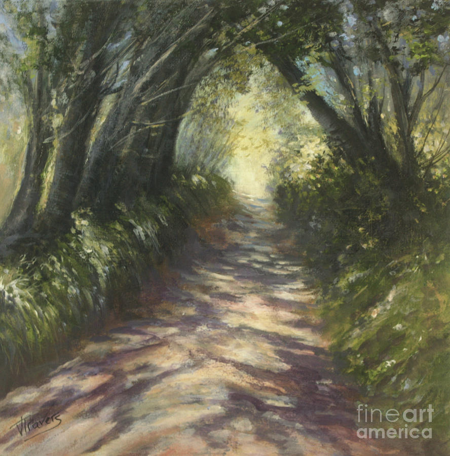 Sunlit Painting by Valerie Travers