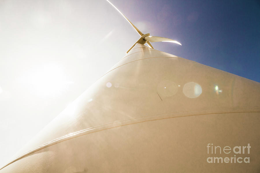 Sunlit wind power Photograph by Jorgo Photography
