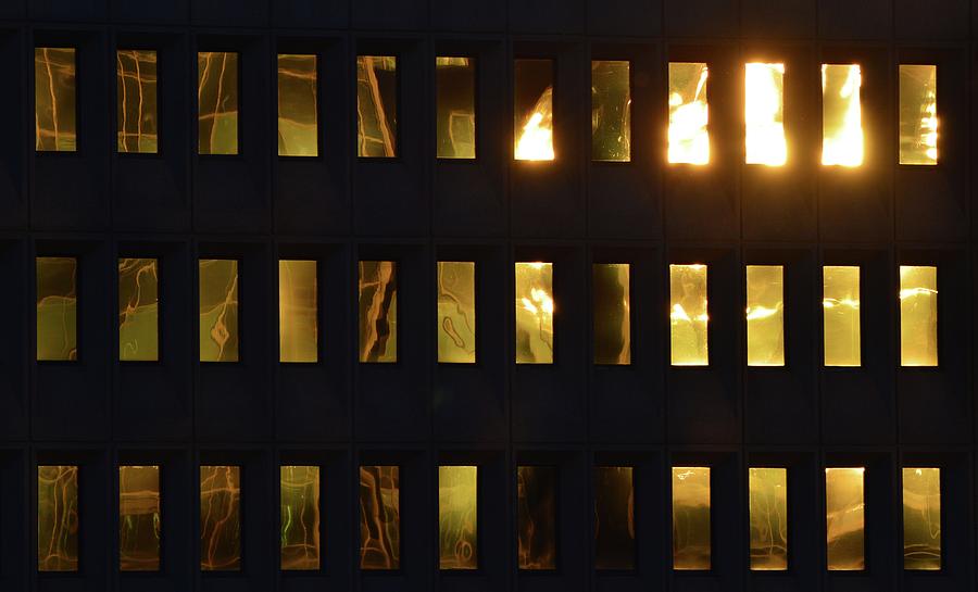 Sunlit Windows  Photograph by Lyle Crump