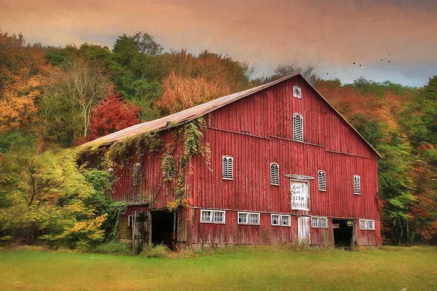 Barn Photograph - Old Red Barn by Lori Deiter