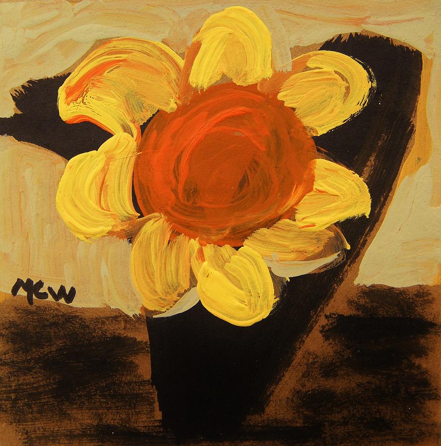 Sunny and Black Painting by Mary Carol Williams