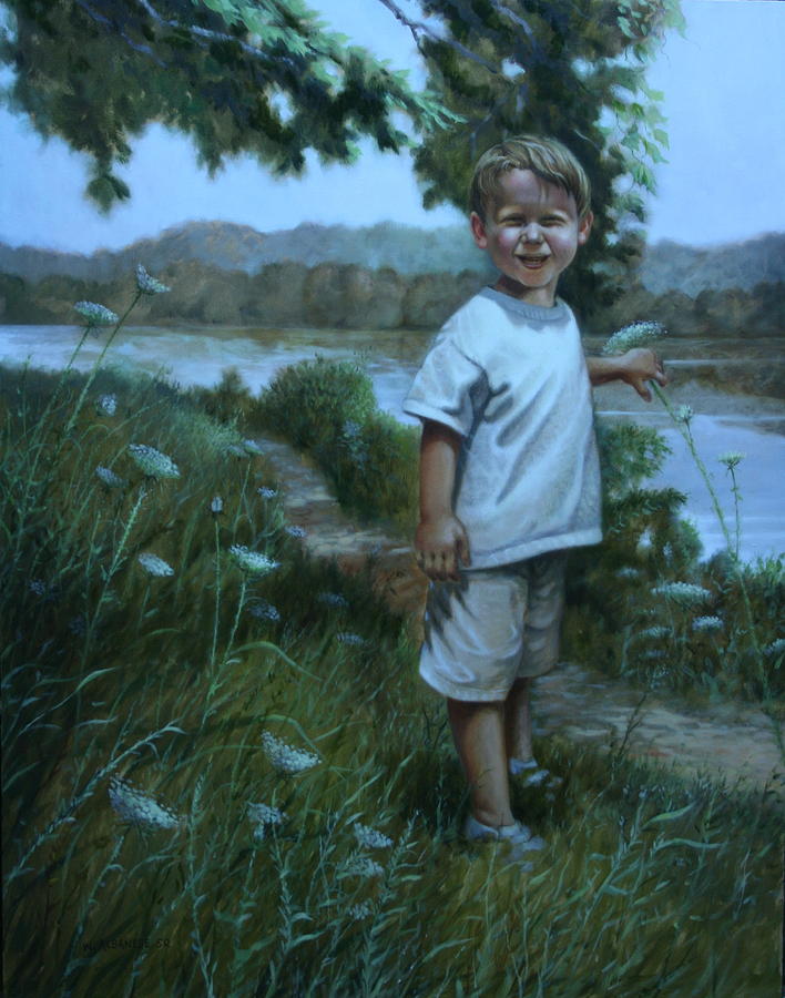 Sunny Boy Painting by William Albanese Sr