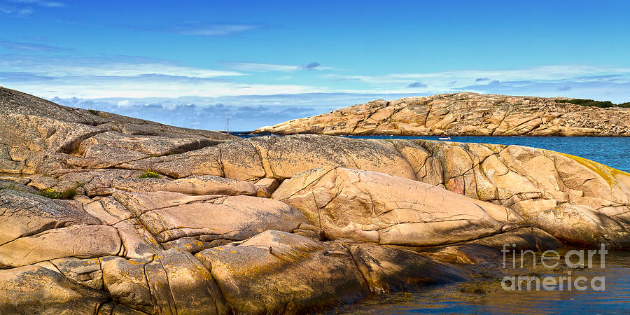 Sunny Cliffs Sweden Photograph by Lutz Baar