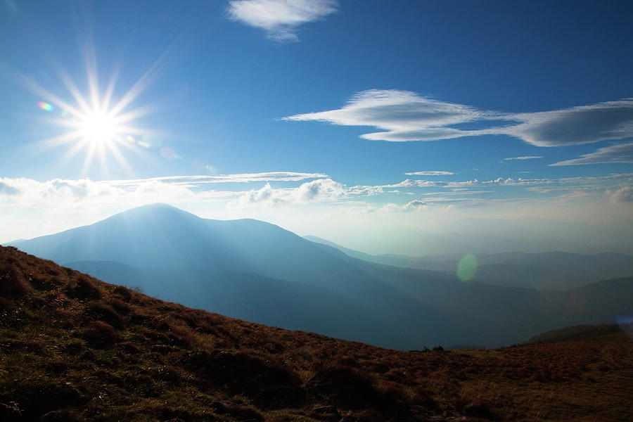 Sunny day in the Carpathians by Iuliia Malivanchuk Photograph by Iuliia Malivanchuk