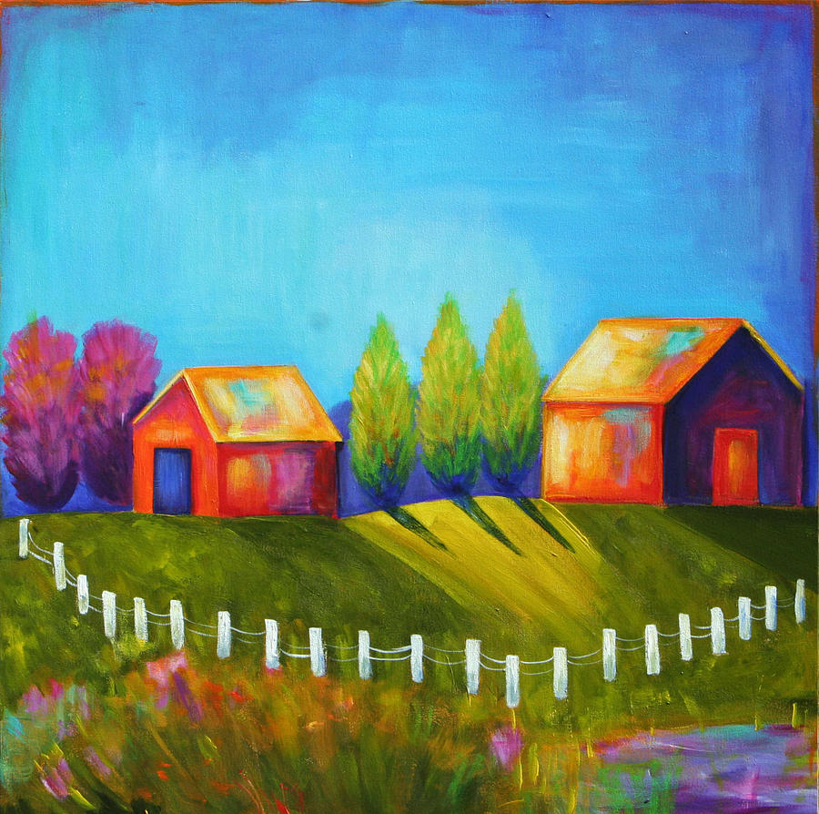 Sunny Day Painting by Lauren  Marems