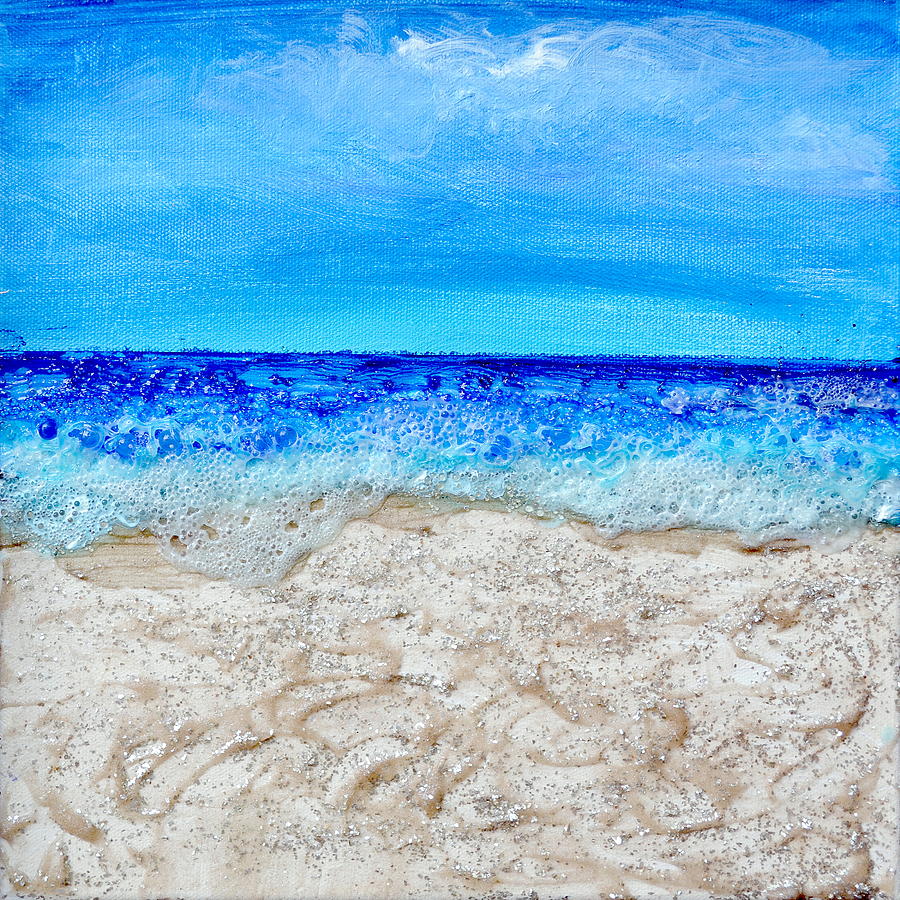 Sunny Day Seascape Painting by Regina Valluzzi