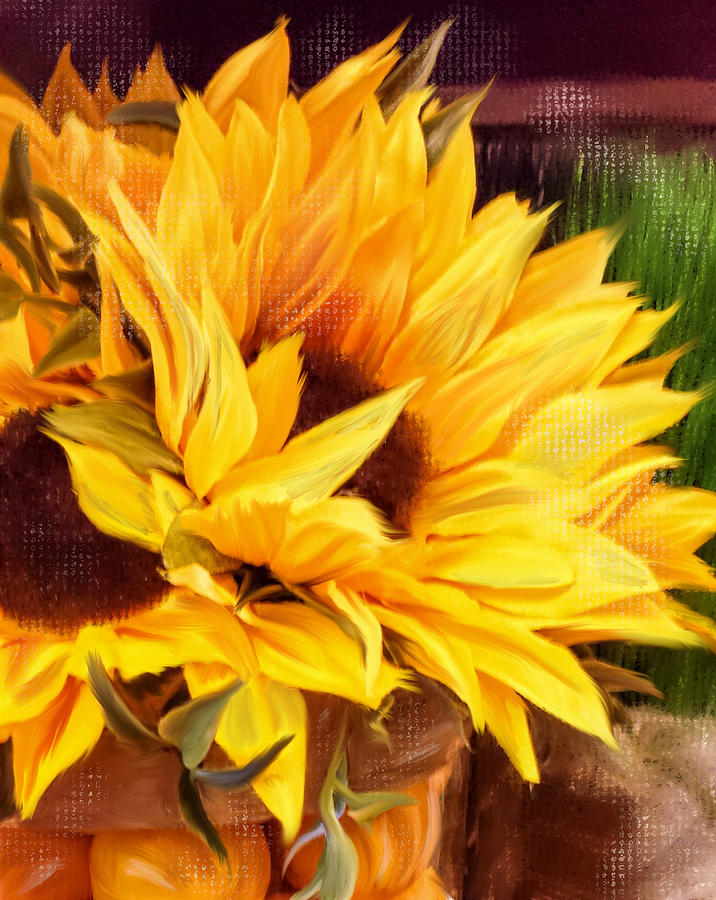 Sunny Day Sunflower Photograph by Mary Timman