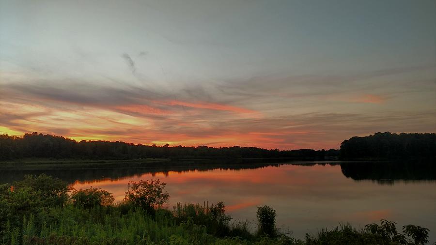 Sunny Lake Sunset Photograph by Brad Nellis