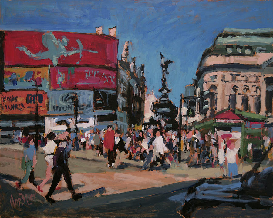 Sunny Piccadilly Painting by Nop Briex
