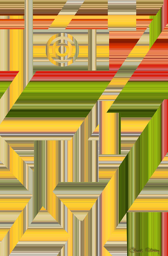 Sunny Side Abstract Digital Art by Chuck Staley