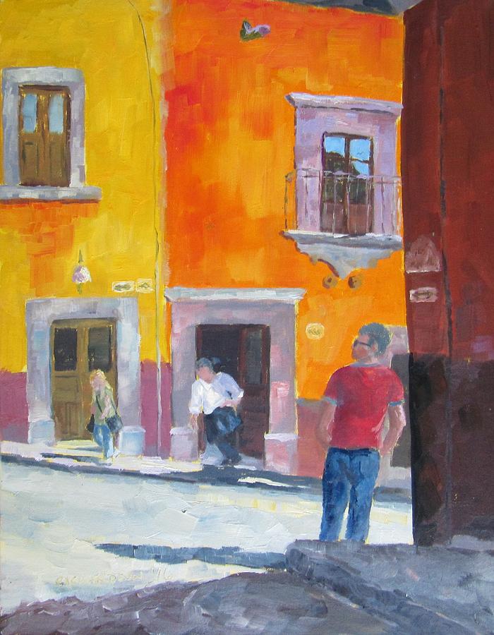 Sunny Side Of The Street 2 Painting by Susan Richardson