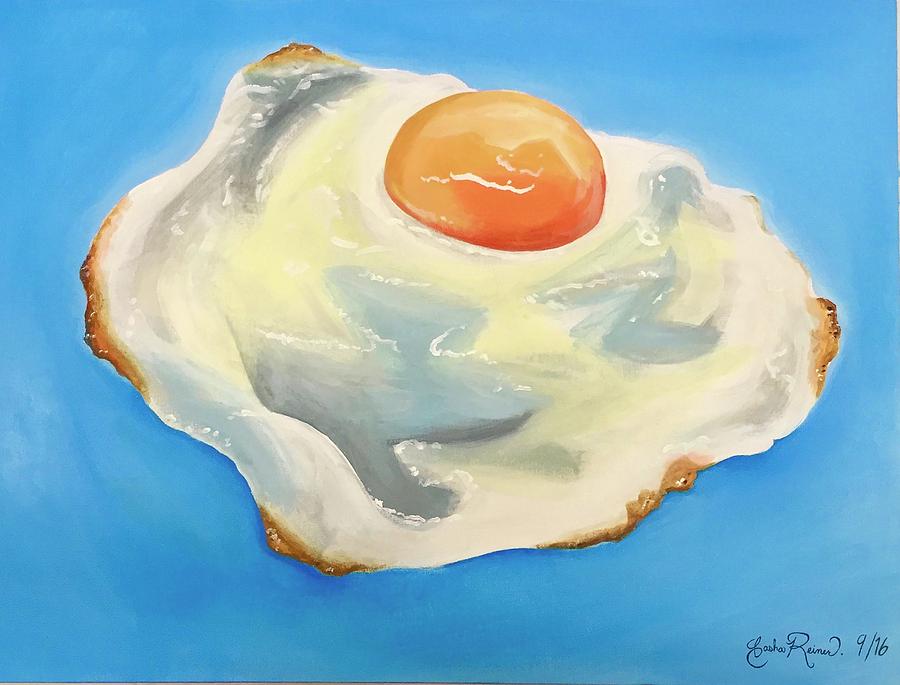 Egg Painting - Sunny Side by Tasha Reiner