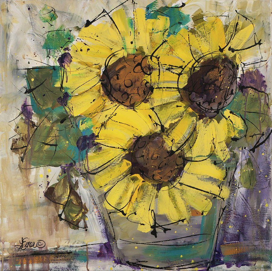 Sunny Side Up Painting by Terri Einer