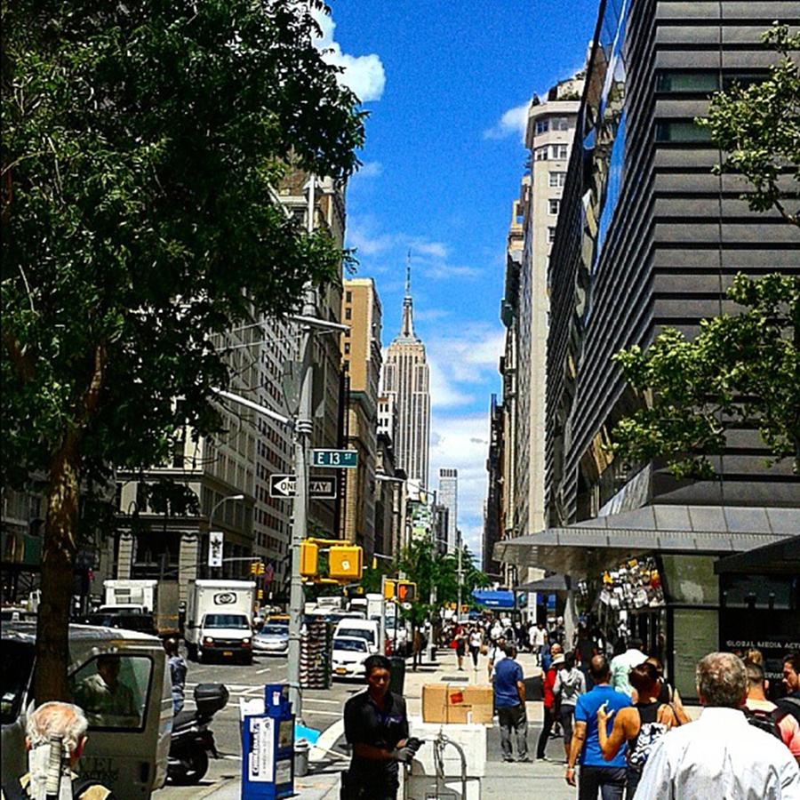 New York City Photograph - Sunny Summers Day On 5th Avenue #nyc by Christopher M Moll
