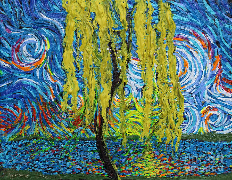Sunny Weeping Painting by Stefan Duncan