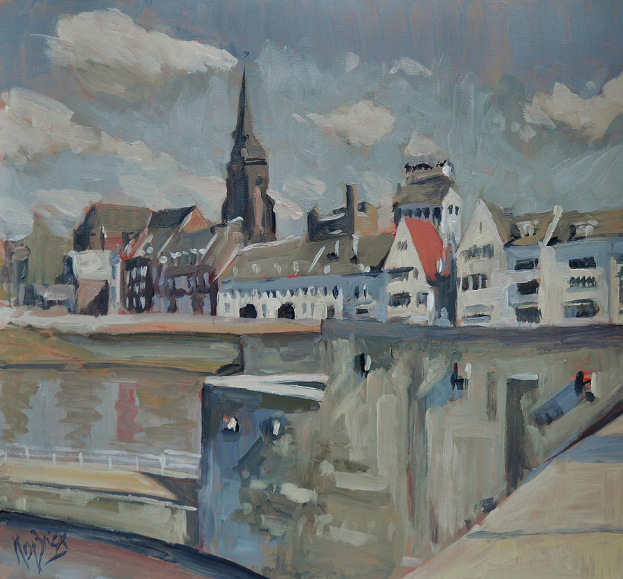 Maastricht Painting - Sunny Wyck Maastricht by Nop Briex