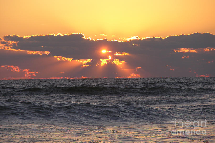 Atlantic Ocean Sunrise 5-3-15 Photograph by Julianne Felton