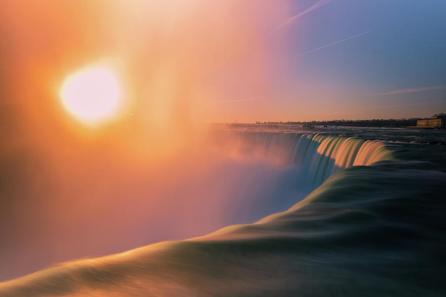 Sunrise above Niagara Falls Photograph by Jay Smith