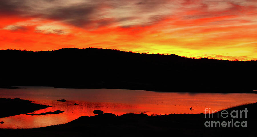Sunrise Above Sierras Photograph by Max Allen