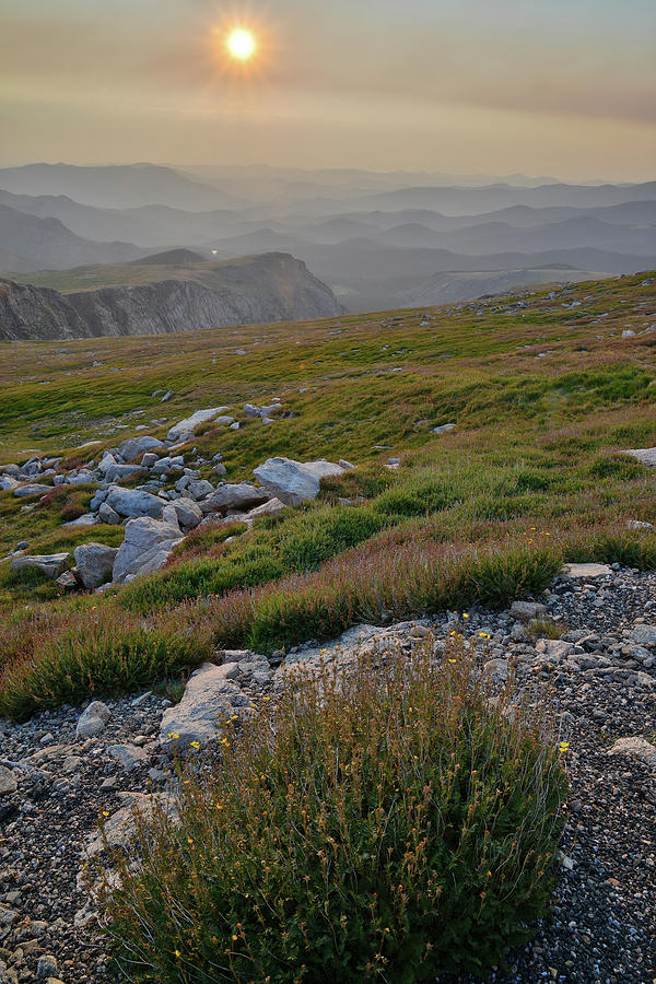 Sunrise along Mt. Evans Highway Photograph by Ray Mathis