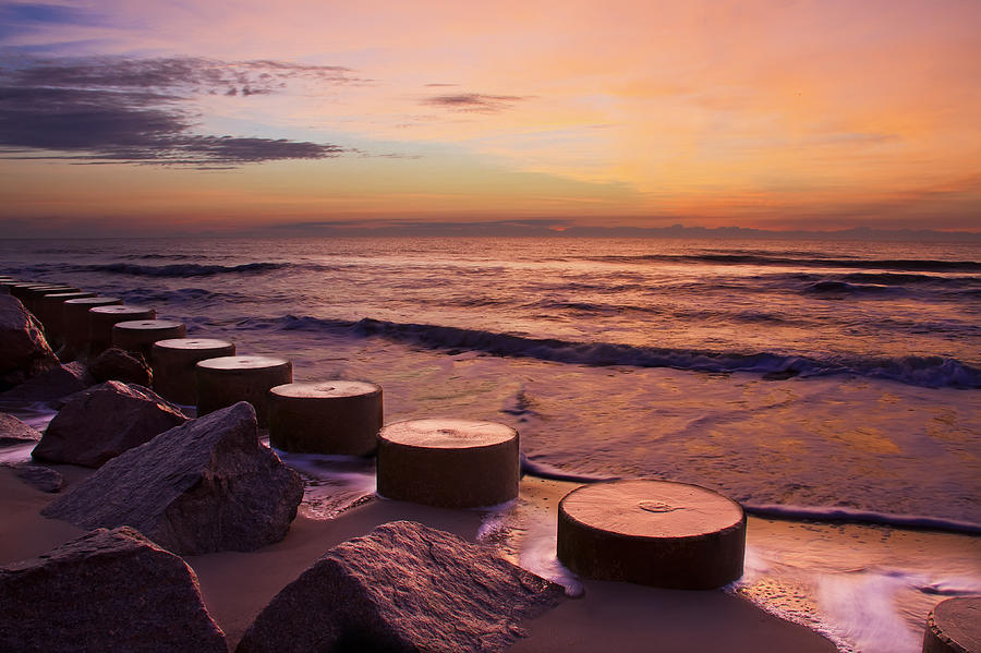 Sunrise along the Coast Photograph by Kevin Giannini