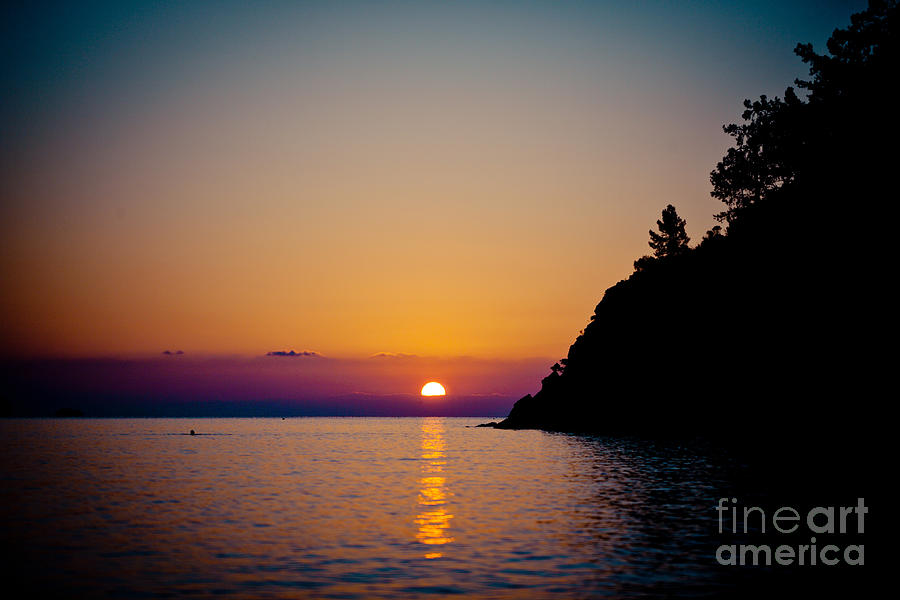 Sunrise and Seascape Photograph by Raimond Klavins