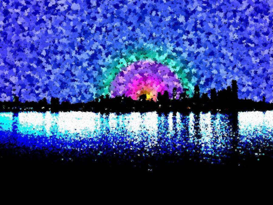 Sunrise And The City Digital Art by Tim Allen