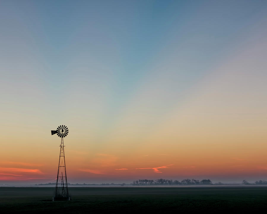 Sunrise and Windmill 02 Photograph by Rob Graham