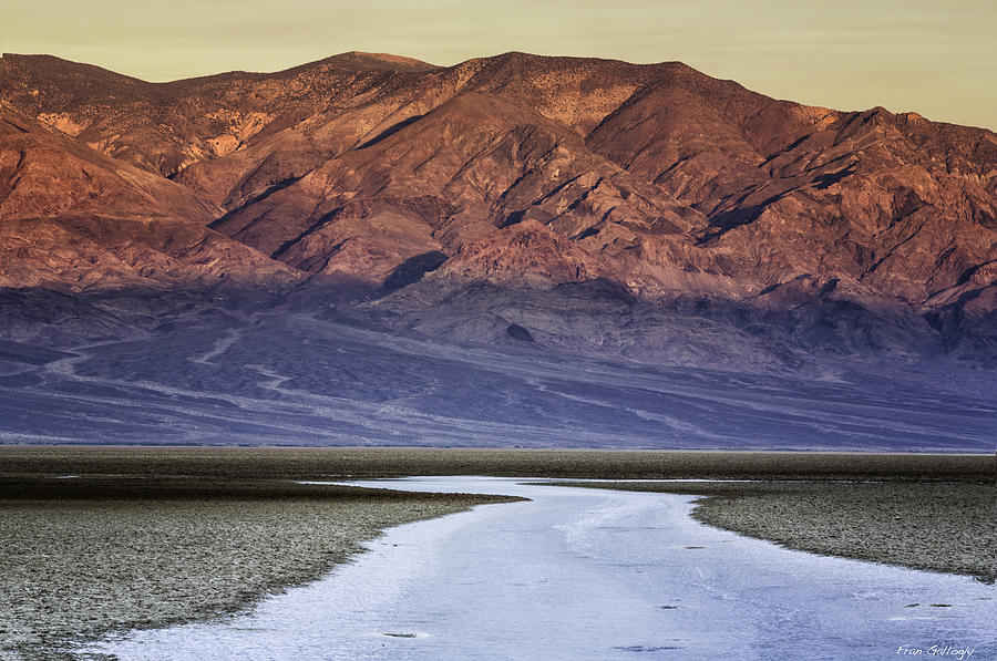 Sunrise at Badwater Photograph by Fran Gallogly