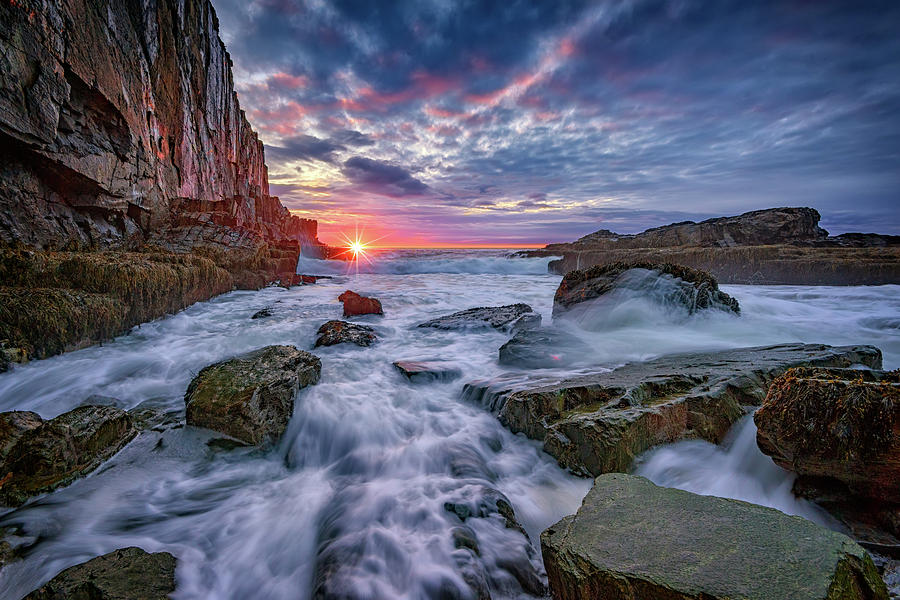 Landscape Photograph - Sunrise at Bald Head Cliff by Rick Berk